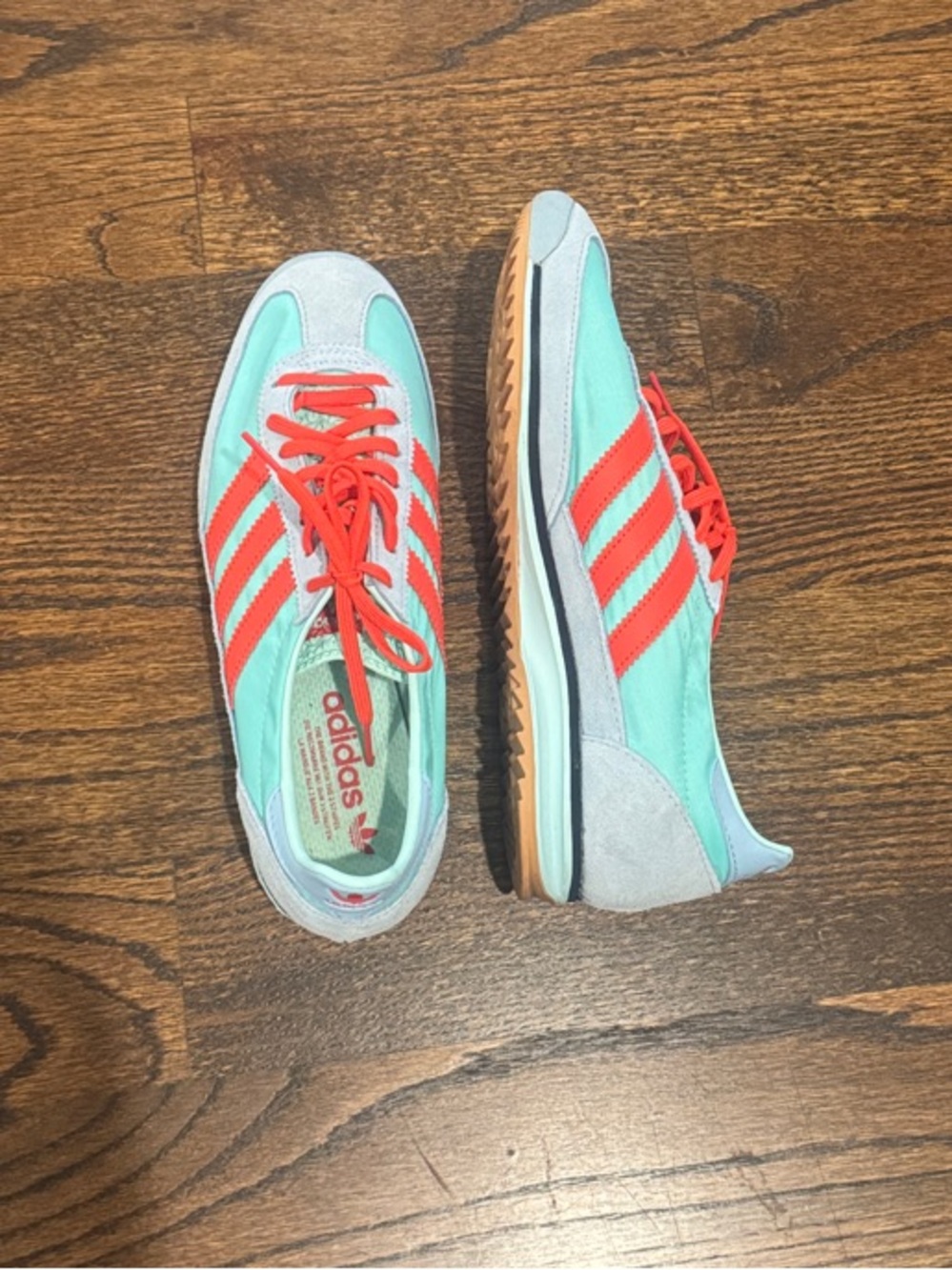 adidas Women’s SL72 OG 'Semi Flash Aqua Red' - Picture 3 of 5